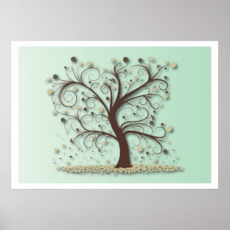 Affiche Arbre avec branches pivotantes