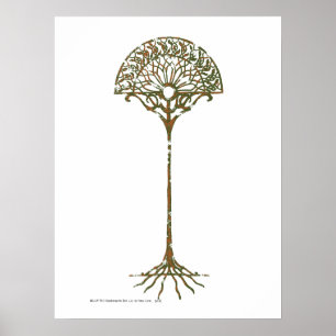 Affiche Arbre blanc de Númenor