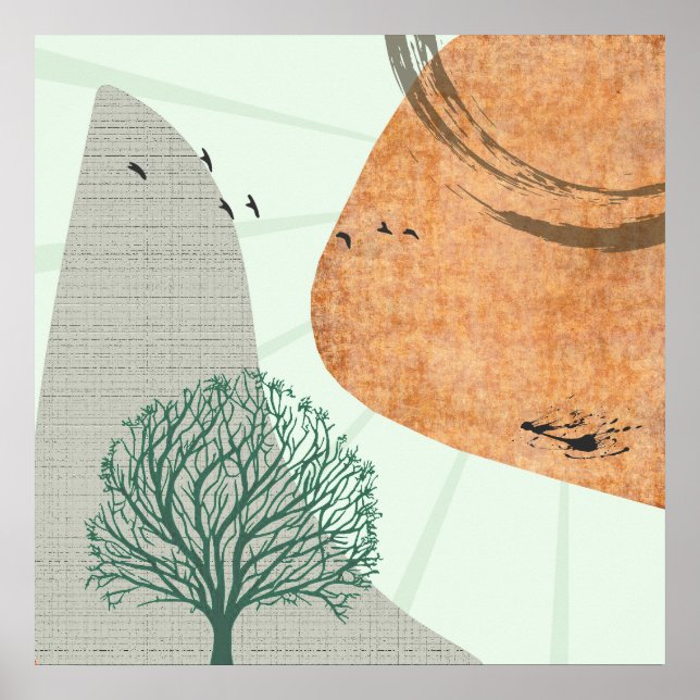 Affiche Arbre Boho (Devant)