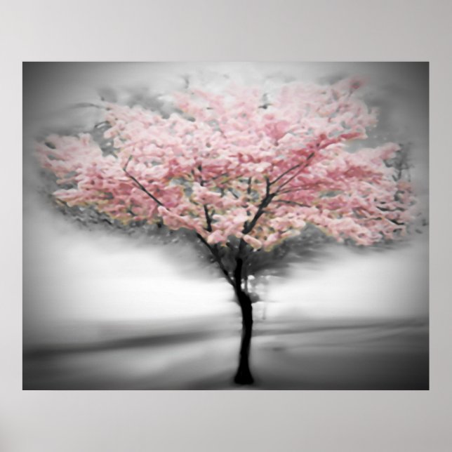 Affiche Arbre cerise (Devant)