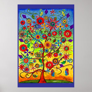 Affiche Arbre d'affiche de la vie
