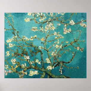 Affiche Arbre d'amande de floraison Van Gogh floral