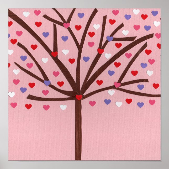 Affiche Arbre de coeur (Devant)