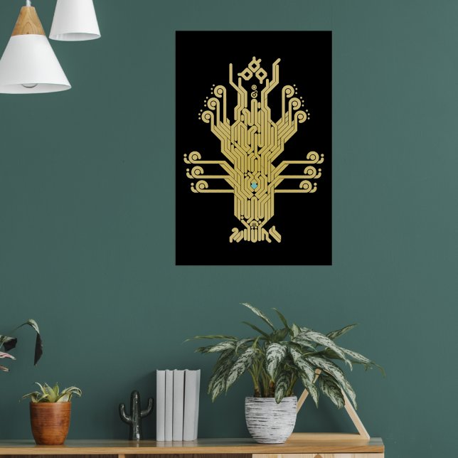 Affiche Arbre de cristal d'or (Salon 1)