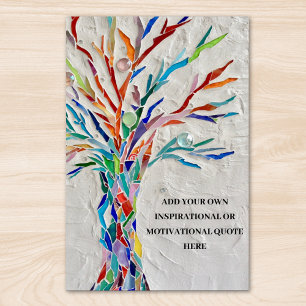 Affiche Arbre de devis motivationnel