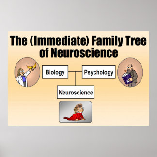 Affiche Arbre de famille Neuroscience