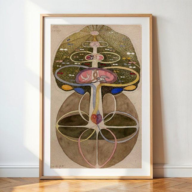Affiche Arbre de la connaissance n°1, Hilma af Klint (Créateur téléchargé)