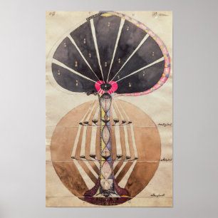 Affiche Arbre de la connaissance n° 3 Hilma af Klint