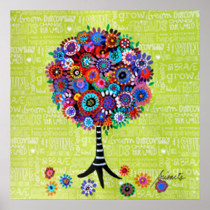 AFFICHE ARBRE DE LA VIE PAR PRISARTS
