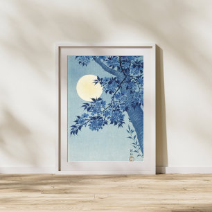 Affiche Arbre de lune Arbre Vintage mur