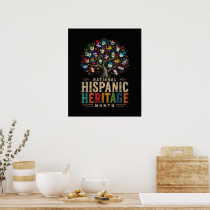 Affiche Arbre de l'unité du Mois du patrimoine hispanique