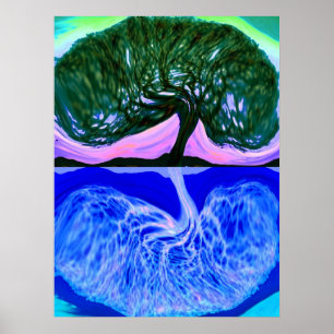 Affiche Arbre de mouvement de la vie