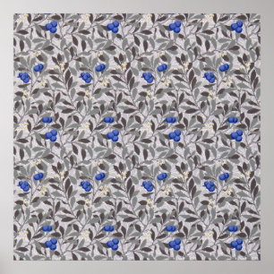 Affiche Arbre de myrtille, William Morris