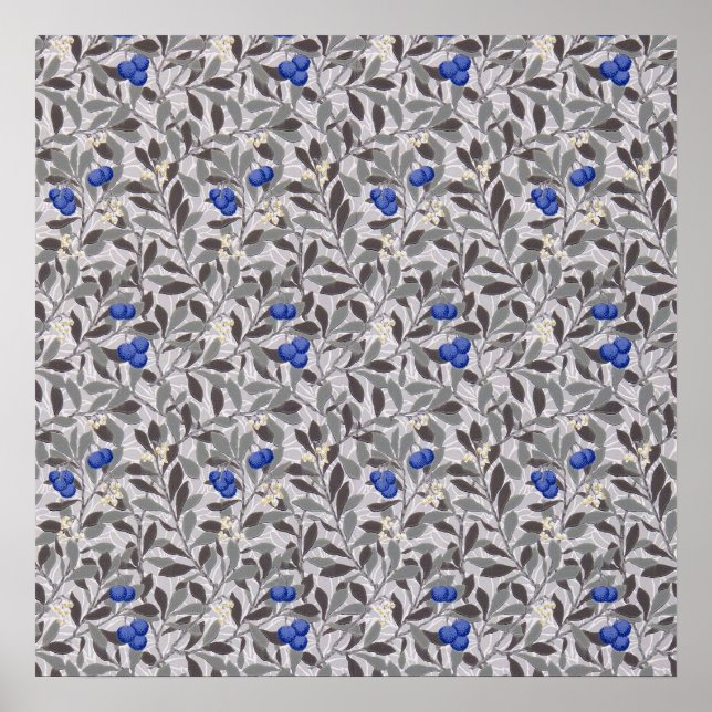 Affiche Arbre de myrtille, William Morris (Devant)