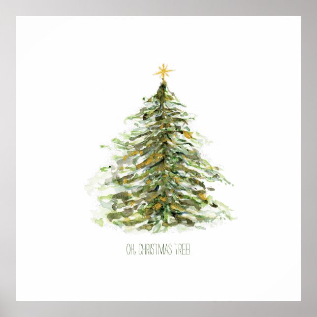 Affiche Arbre de Noël (Devant)