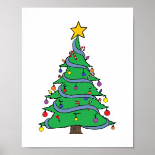 Affiche Arbre de Noël 34
