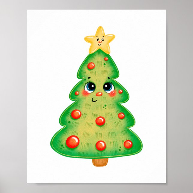Affiche Arbre de Noël 62 (Devant)