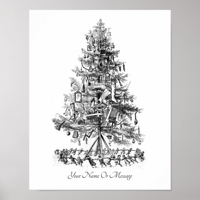 Affiche Arbre de Noël Art Kid’s 1800 (Devant)