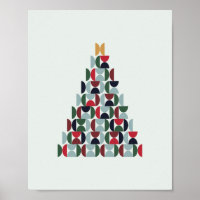 Arbre de Noël du milieu du siècle