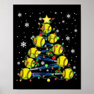Affiche Arbre de Noël Softll Joyeux Noël Pyjamas Hommes