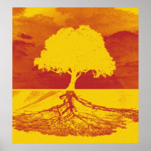 Affiche Arbre de relaxation de la vie