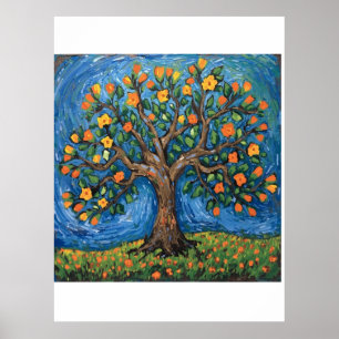 Affiche Arbre de vie artwork,Celtique