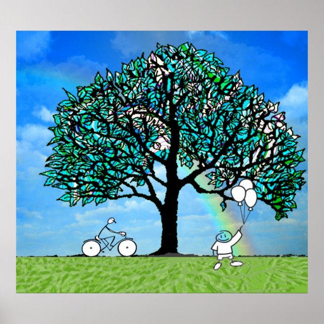 Affiche Arbre de vie Glee (Devant)