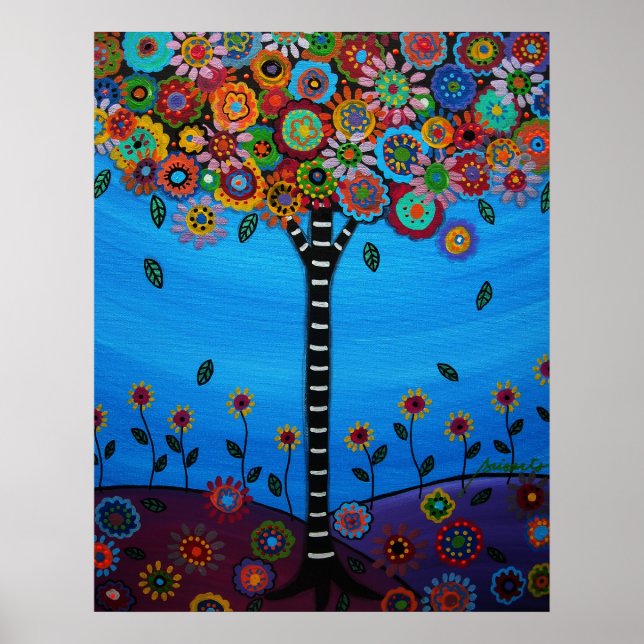 AFFICHE ARBRE DE VIE VII (Devant)