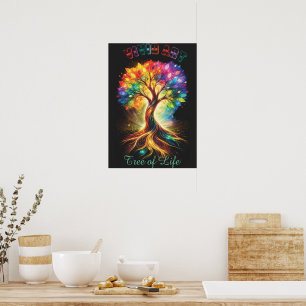 Affiche Arbre de vie Vivid Art – Conception Nature