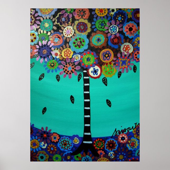 AFFICHE ARBRE DES POSTES DE VIE (Devant)