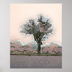 AFFICHE ARBRE D'HIVER