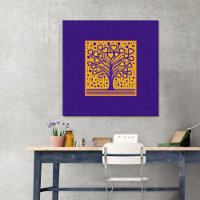 Arbre en fleurs du coeur de la vie Art Imprimer