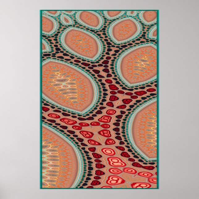 Affiche Arbre fractal (Devant)