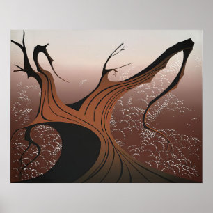 Affiche Arbre marron - 1974; États-Unis Eyvind Earle