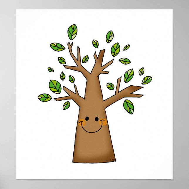 Affiche arbre mignon (Devant)