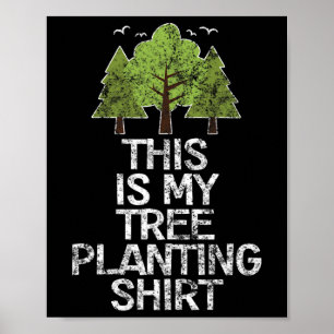 Affiche Arbre Planter Jour Arbour Jour des terres Attire