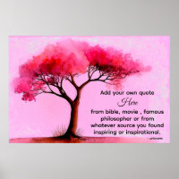 *~* Arbre rose Ethérée do-it-yourself Citation Noi