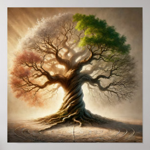Affiche Arbre saisonnier