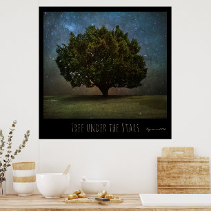 Affiche Arbre sous les étoiles