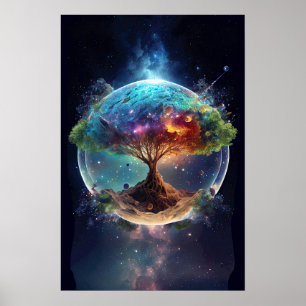 Affiche Arbre spirituel de vie