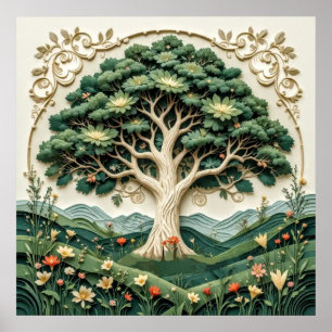 Affiche Arbre stylisé n° 1