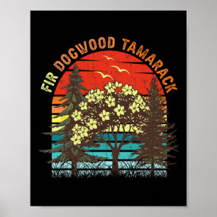 Affiche Arbre subtil Anti Trump Fir Dogwood Tamarack 1
