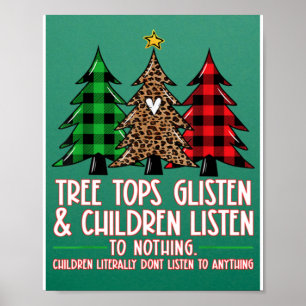 Affiche Arbre Tops Gécoute Et Les Enfants N'Écoutent Rien