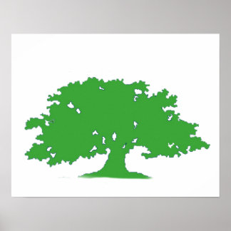 Affiche Arbre vert