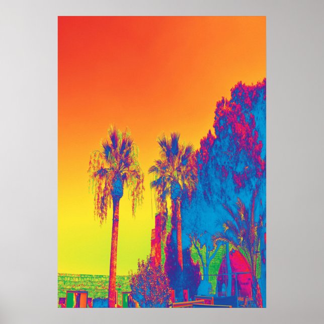 Affiche Arbres à Chypre (Devant)