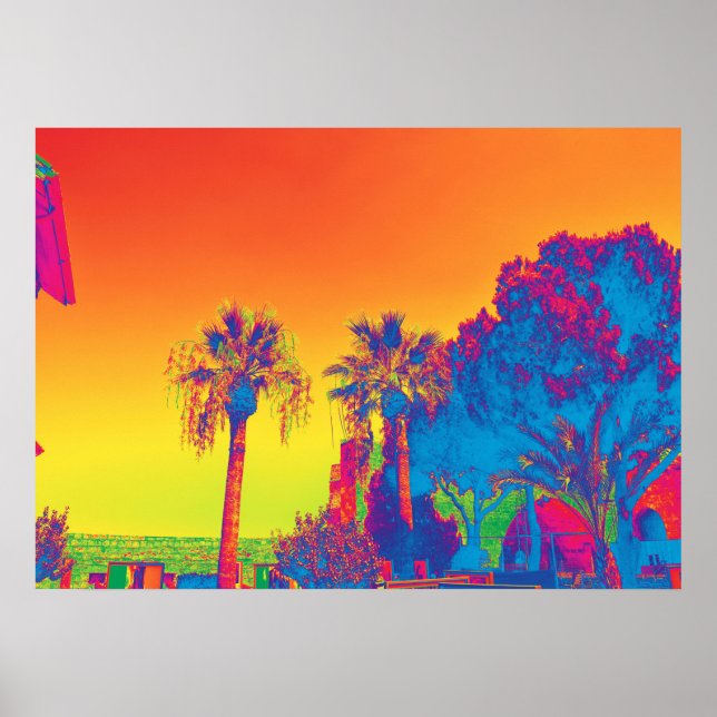 Affiche Arbres à Chypre (Devant)
