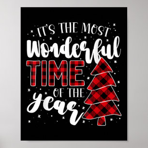 Affiche Arbres de Noël C'est le moment le plus merveilleux