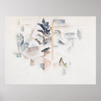 Affiche Arbres et architecture des Bermudes par Charles De