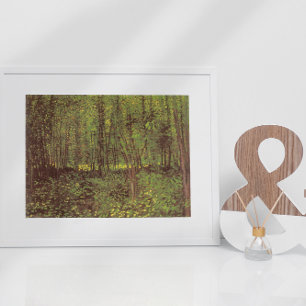 Affiche Arbres et sous-bois par Vincent van Gogh