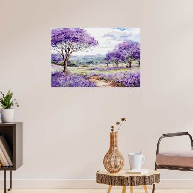 Affiche Arbres Jacaranda de Maui (Salon 3)